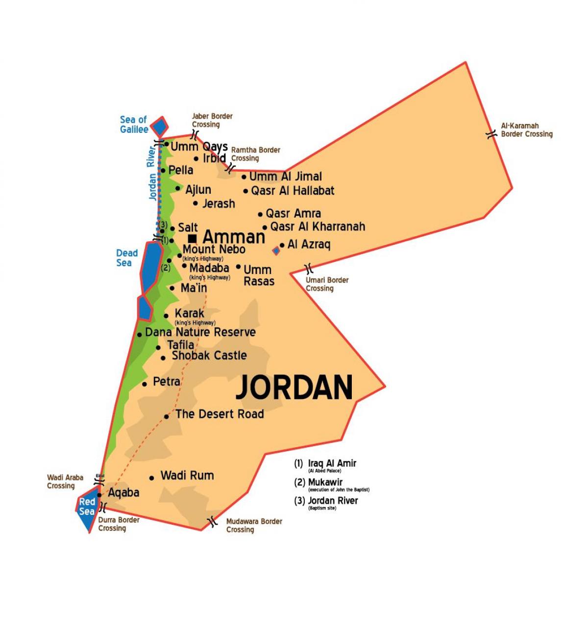 Джордан картата на града 